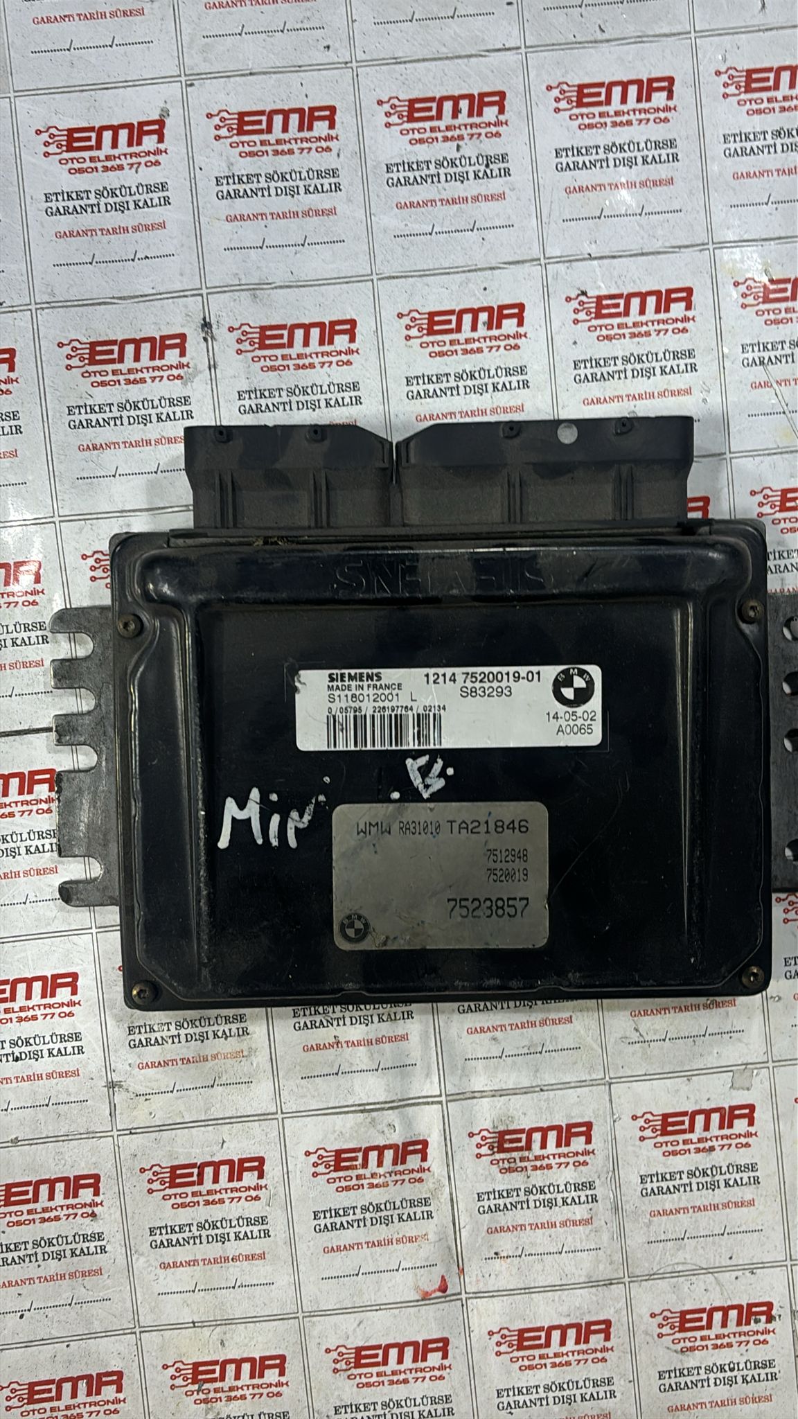 MİNİCOOPER R50 1.6 MOTOR BEYNİ S118012001 L